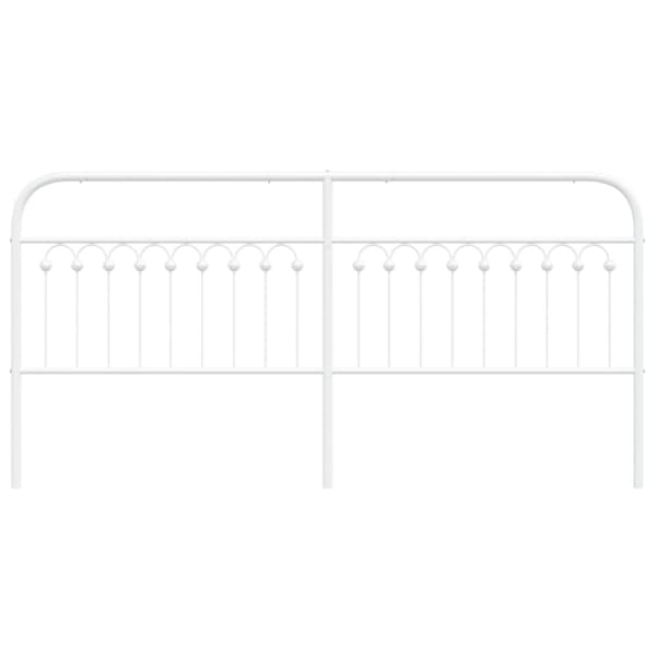 Ersättningsgavel metall vit 200 cm