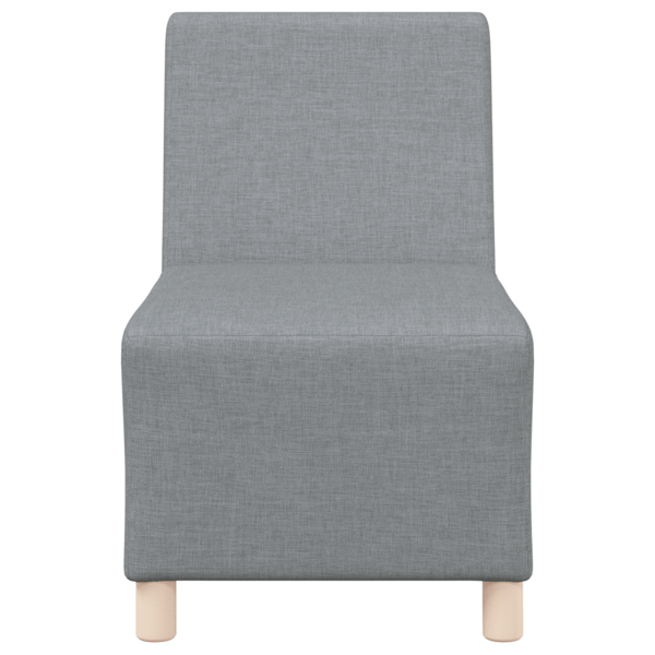 Modulsofa utan armstöd 3 st Ljusgrå tyg