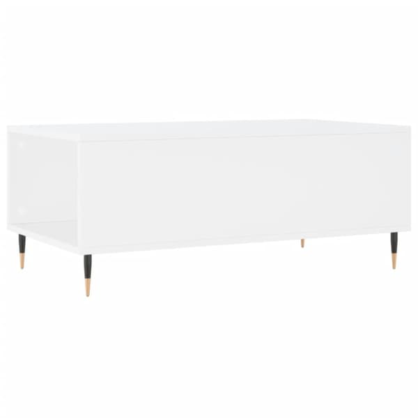 Soffbord vit 90x50x36,5 cm konstruerat trä