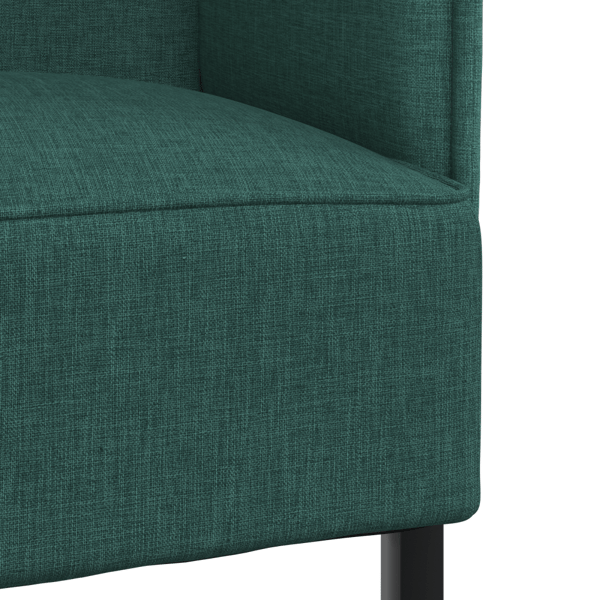 Hög Ryggsoffa 101cm Mörkgrön tyg
