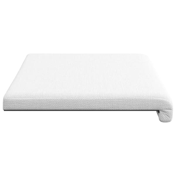 Bänk kudde Tyg Vit Djup 35 cm