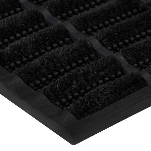 Dörrmatta rektangulär 40x60 cm gummi och kokos