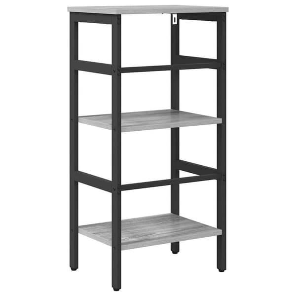 Hyllsystem Grå Sonoma 40 x 29,5 x 81 cm Konstruerat trä