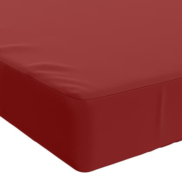 Bänk kudde SOEST 100% Polyester Vinröd 160 x 40 x 8 cm
