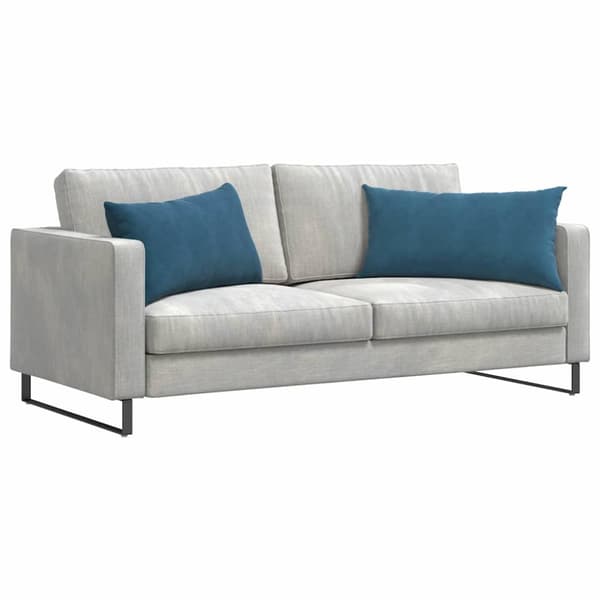 Sofakuddar 2 pcs Blå 80 x 40 cm Kordread tyg
