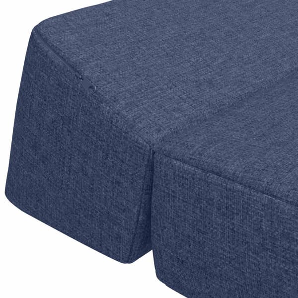 Fällbar Soffbed Blå 60 x 70 x 41 cm Tyg