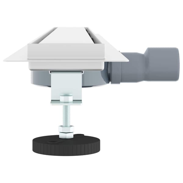 Duschavlopp 2-i-1 med 360° Siphon Silver 90 cm