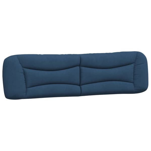 Bed Frame without Mattress "Hvar" Blue 200x200 cm Fabric