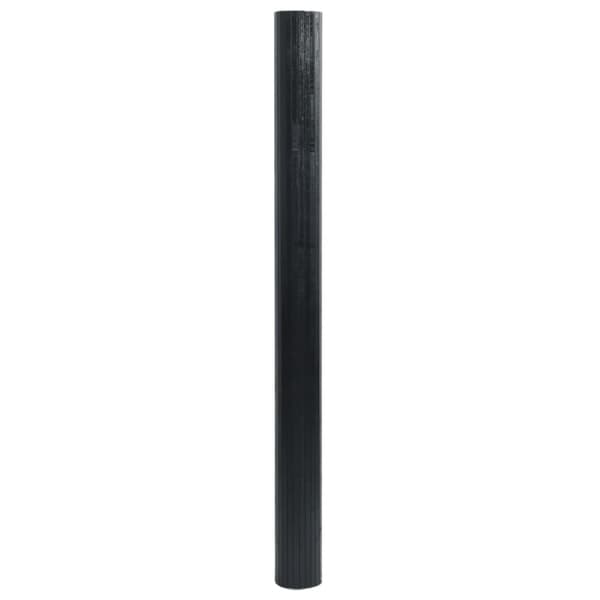 Rumsavdelare svart bredd 800 cm höjd 165 cm bambu