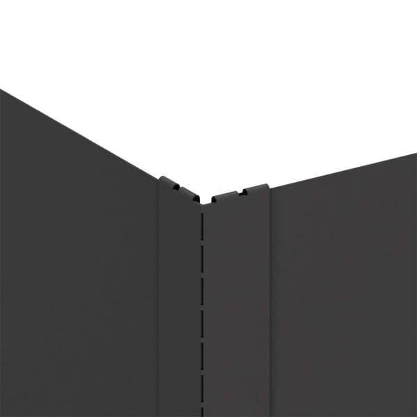 Kant för gräsmatta 60 x 60 x 35 cm Stål Svart