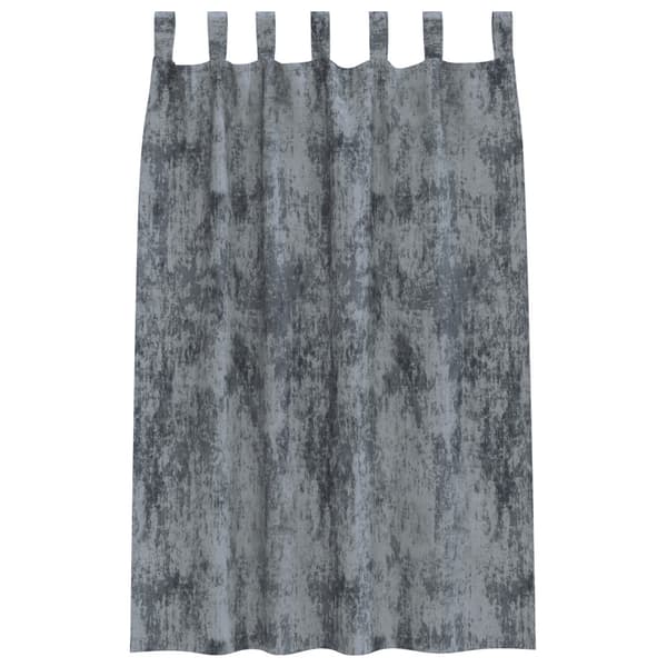 Sammetsgardiner 2 pcs Silvergrå 175 x 140 cm Sammet