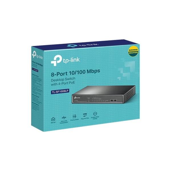 TP-Link TL-SF1008LP - V1 - switch - 8 portar - ohanterad