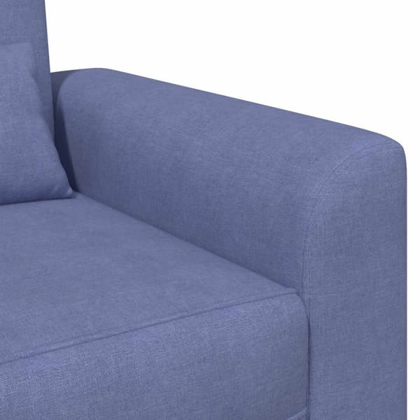 Fåtölj Jeansblå Tyg