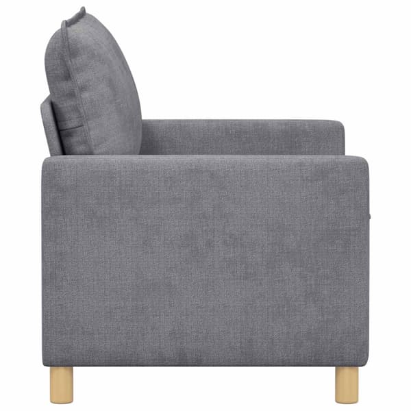 Soffa Ljusgrå 126 x 81 x 87,5 cm Polyester