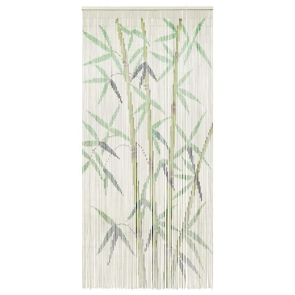Insektsdörrgardin med bambutryck 90x220 cm bambu