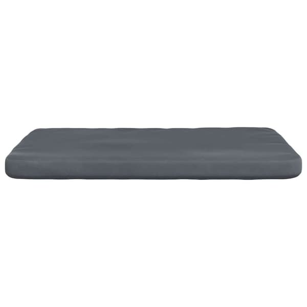 Sittkuddar 4 pcs Mörkgrå 40 x 40 x 3 cm Sammet