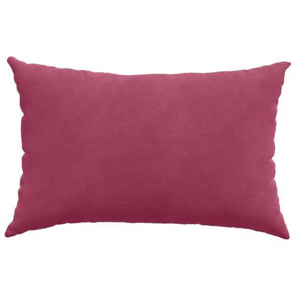 Sofakuddar 2 pcs Vinröd 60 x 40 cm Kordread tyg