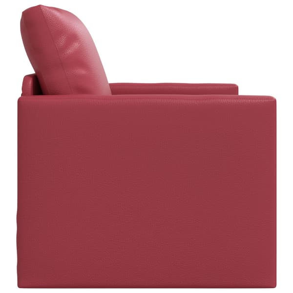 Soffsäng 60cm Vinröd Konstläder