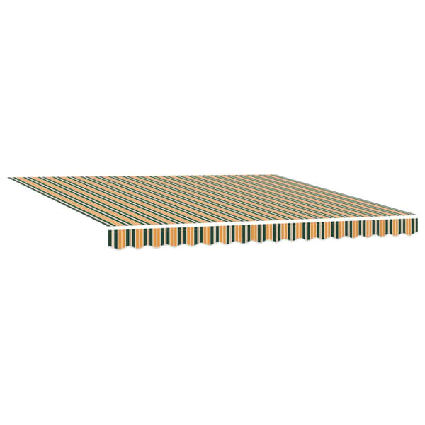 Utfällbar markis Flerfärgsdesign 400 × 300 cm