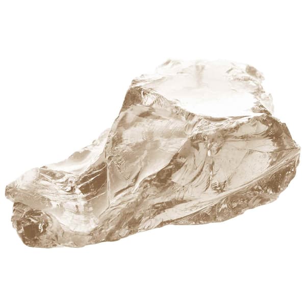 Trädgårdsstenar champagne 12 cm Glas