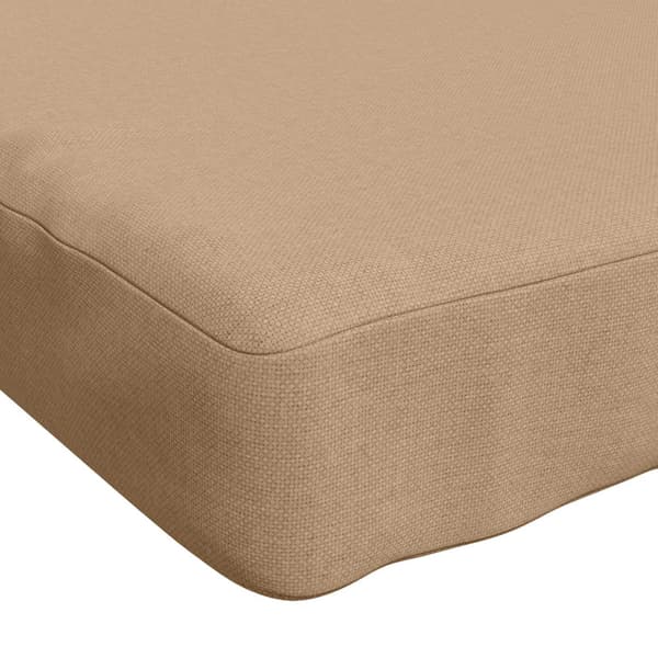 1-delad Bänk Kudde VUGHT 100% Polyester Sand 110 x 50 x 5 cm
