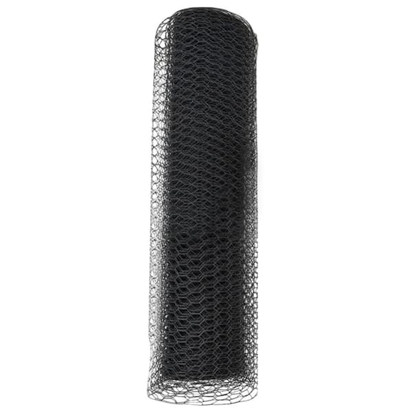 Hexagonstängsel Grå 0,6 x 100 m PVC