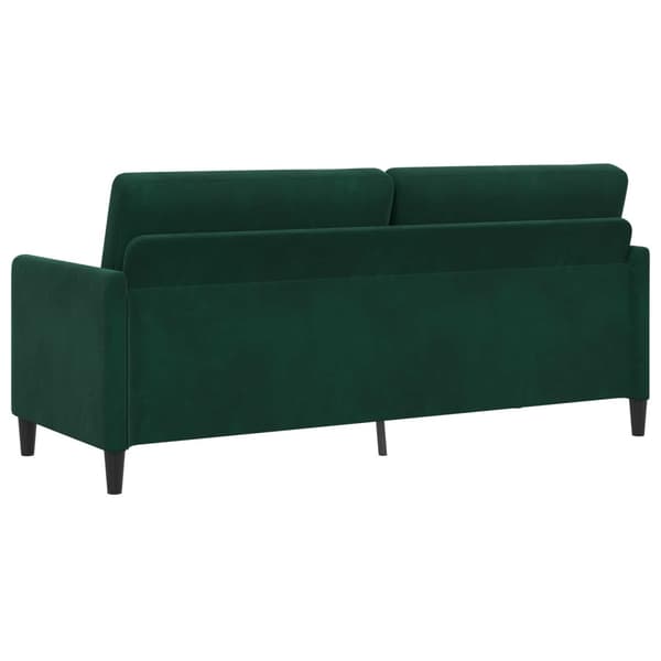 Soffa med förvaring Mörkgrön 192 x 78 x 87 cm Polyester