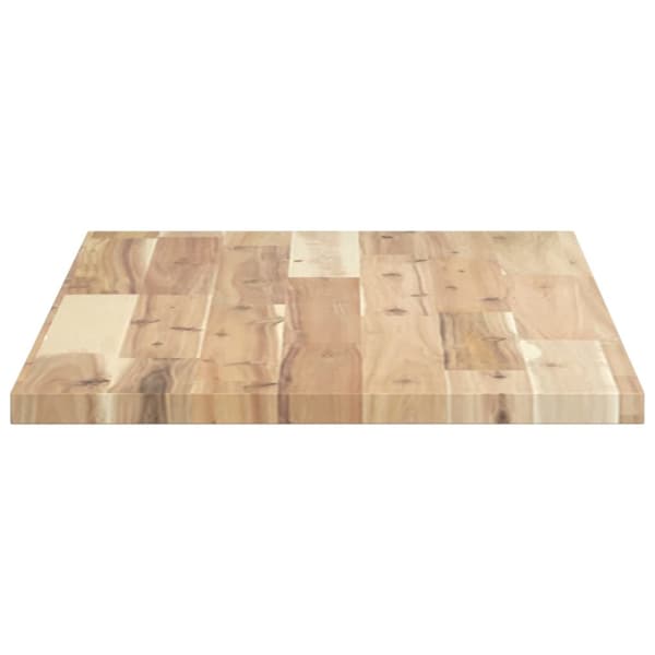 Bordsskiva 80x40x2 cm rektangulär massiv akacia