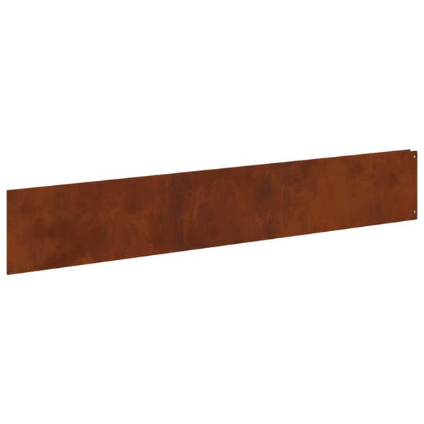 Kant för gräsmatta 30 pcs 100 x 18 cm Stål Rostig