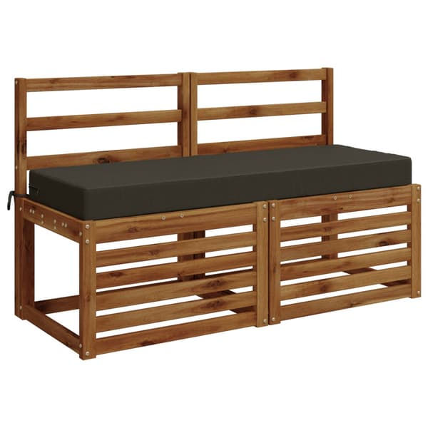 Sittkudde SOEST 100% Polyester Antracit 120 x 40 x 10 cm