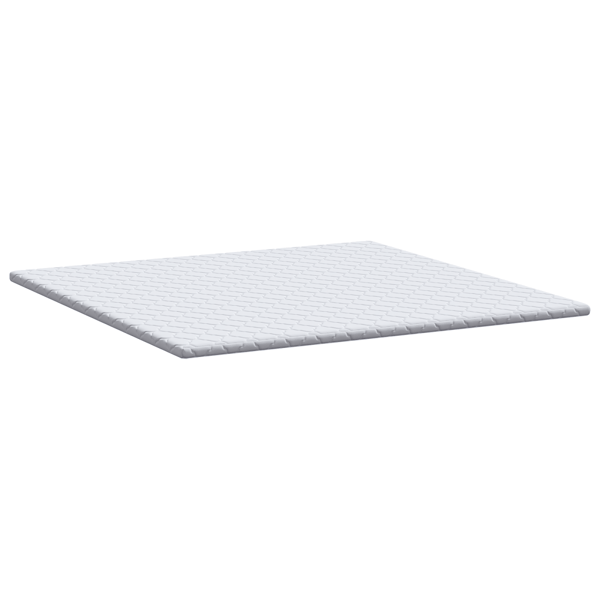 Kokostopper Vit 180 x 200 cm Jacquardtyg