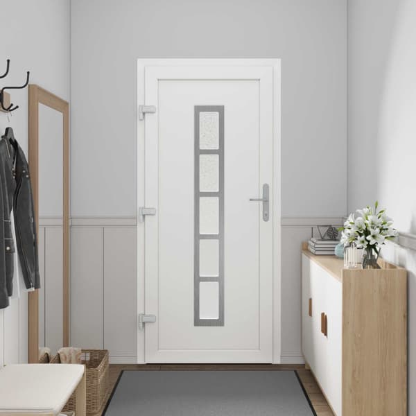 Framdörr Antracit 88 x 200 cm PVC