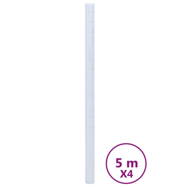 Fönsterfilmer 4 st frostat stjärnmönster PVC