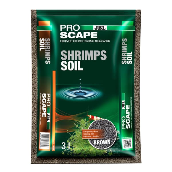 Akvariegrus ProScape ShrimpsSoil Brun JBL 3 l