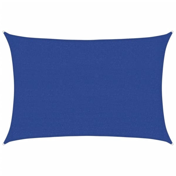 Solsegel 160 g/m² blå 2,5x3,5 m HDPE