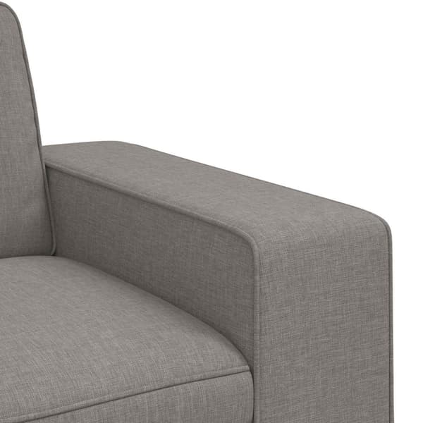 Soffset 2 pcs Taupe 182 x 80 x 82 cm tyg
