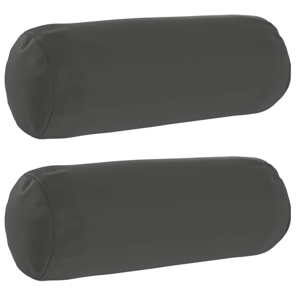 Kuddöverdrag 2 st HEERLEN Antracit Ø 15 x 40 cm Polyester