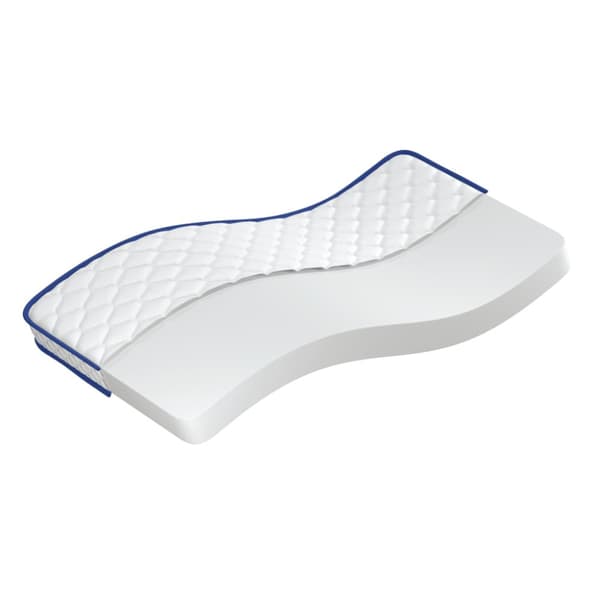 Memoryskummadrass vit 100x200x17 cm mjuk
