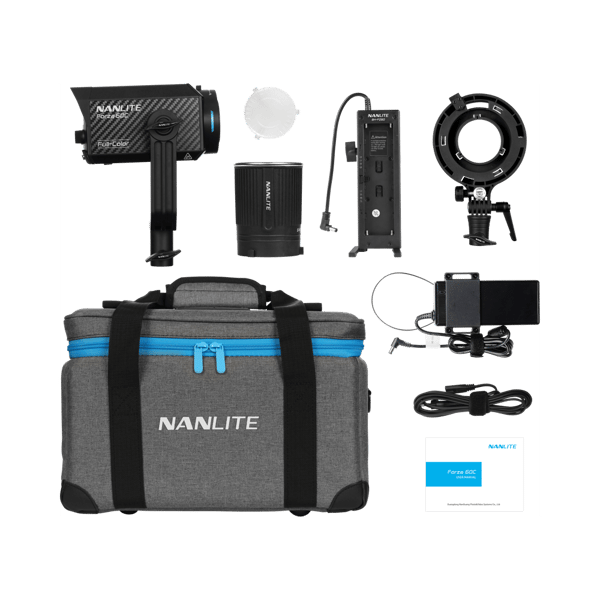 Nanlite Forza 60C RGBLAC led spotlight