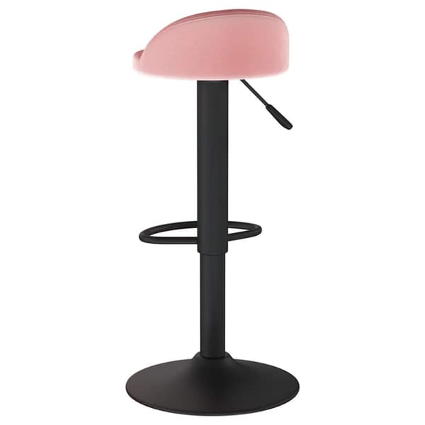 Barstol rosa sammet