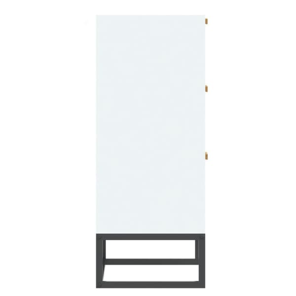 Förvaringsskåp vit 60x30x75 cm konstruerat trä