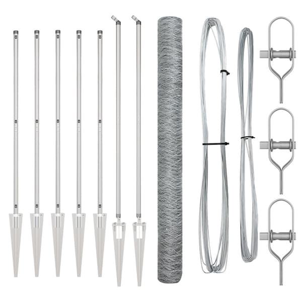 Stängselstolpe Silver