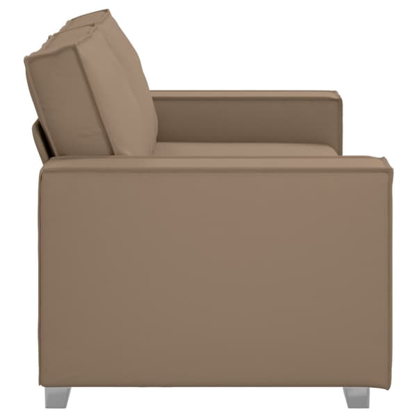 Tvåsitssoffa Cappuccino 180 cm Konstläder