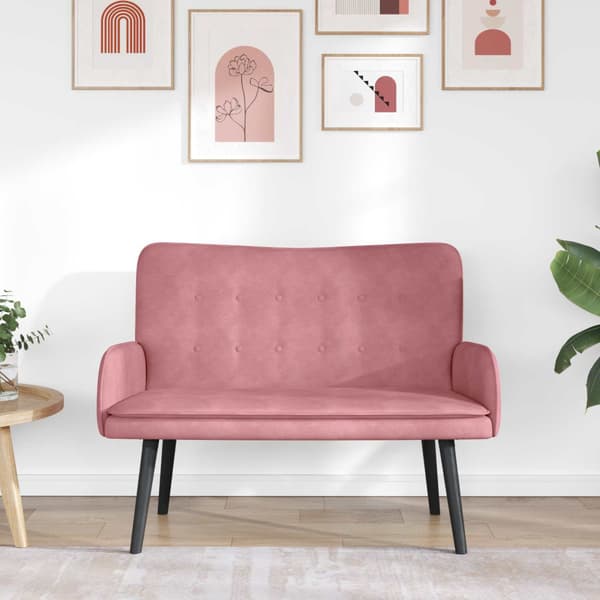Tvåsitssoffa Rosa 115 x 61 x 87 cm Sammet