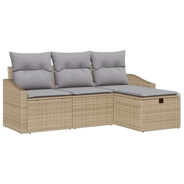 Soffset med kudde 4 pcs konstrotting