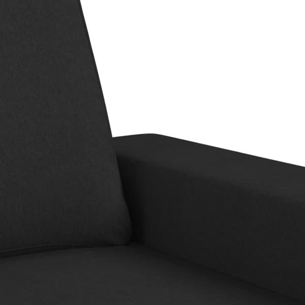 Soffgrupp 2 delar svart tyg