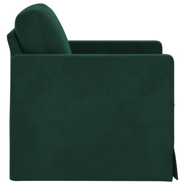 Soffa Mörkgrön 78 x 78 x 80 cm Sammet