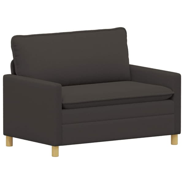 Soffa Mörkgrå 126 x 81 x 87,5 cm Tyg