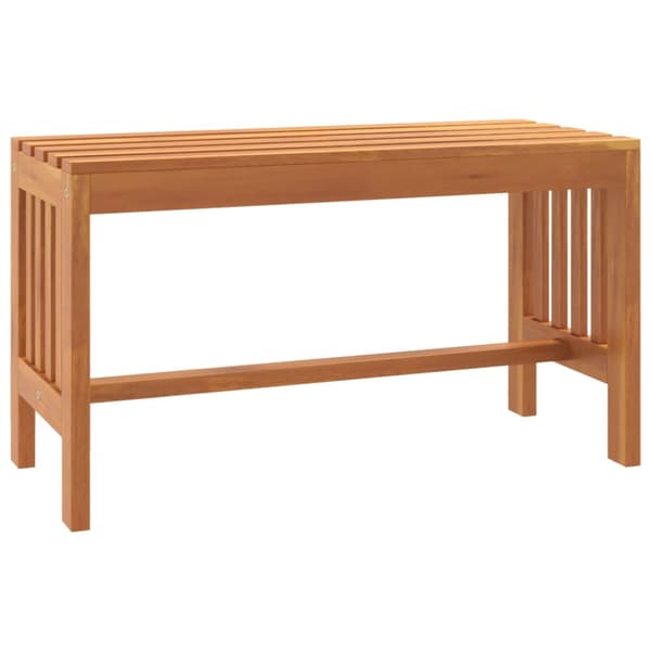 Trädgårdsbänk 80 cm massivt eukalyptusträ