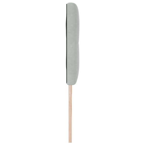Huvudgavel Ljusgrå 180 cm Sammet
